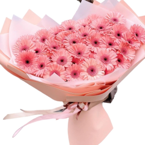  Flowers Kemer 51 Adet Pembe Gerbera Buket