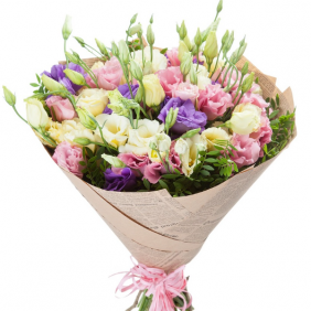 Kemer Florist Stylish Colorful Lisianthus Bouquet