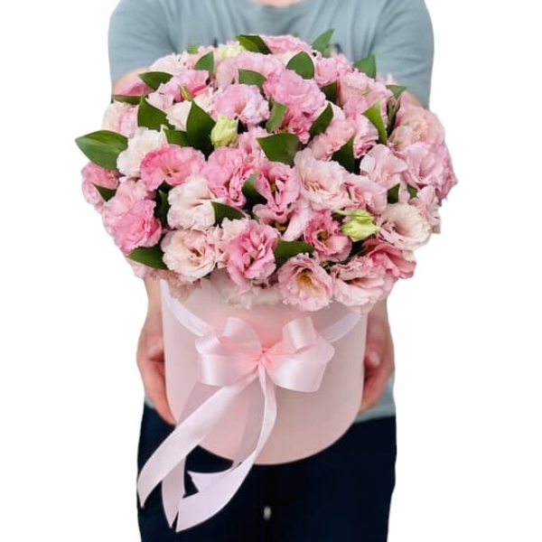  Kemer Flowers Order Pembe Kutuda Pembe Lisyantuslar