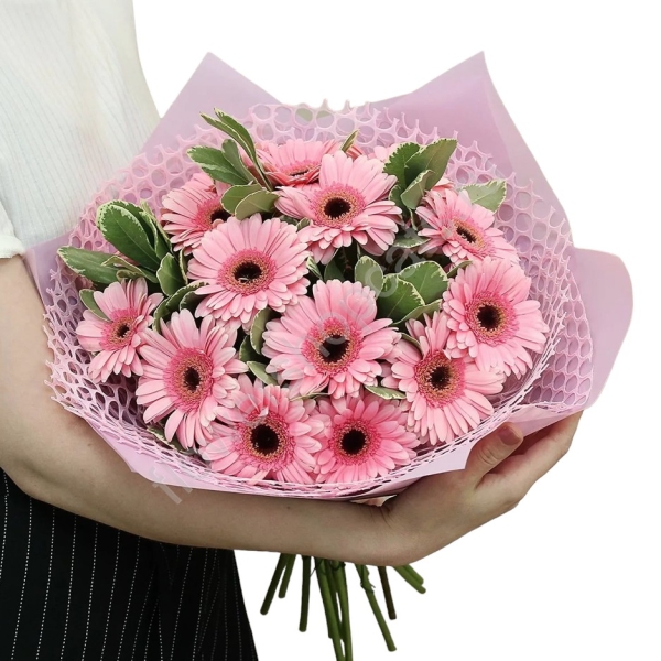  Flowers Kemer 13 Adet Pembe Gerbera Buket